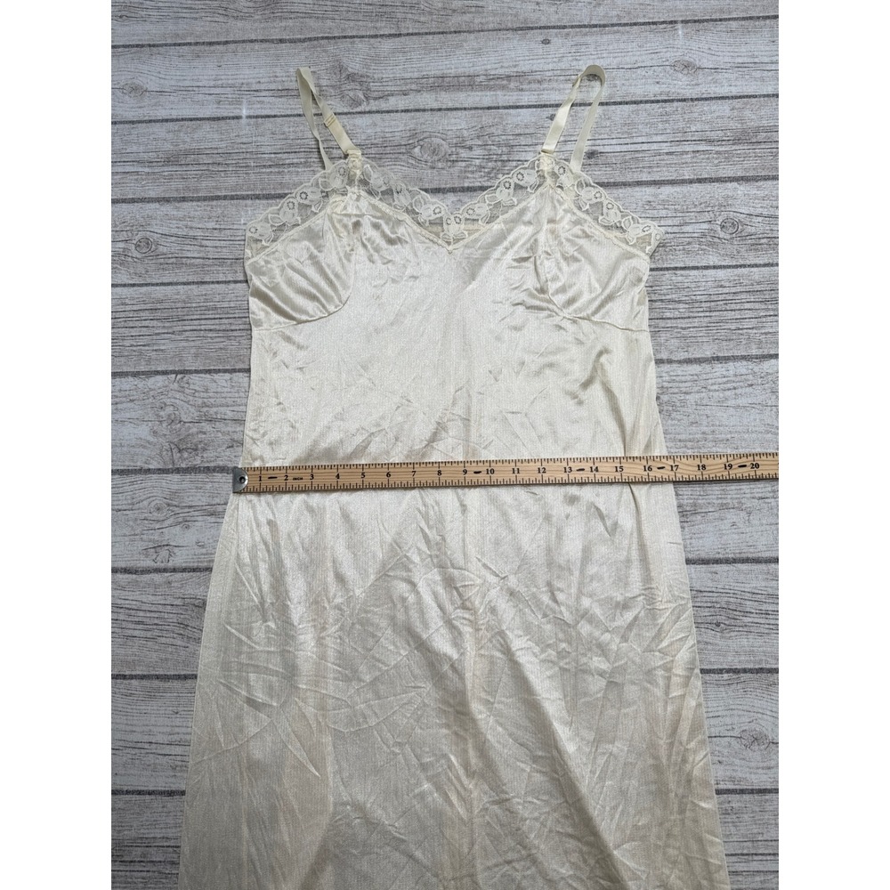Vintage Janice Young Lingerie Women's 38 White Lace Trim Papillon Blanc Canada - Picture 3 of 6